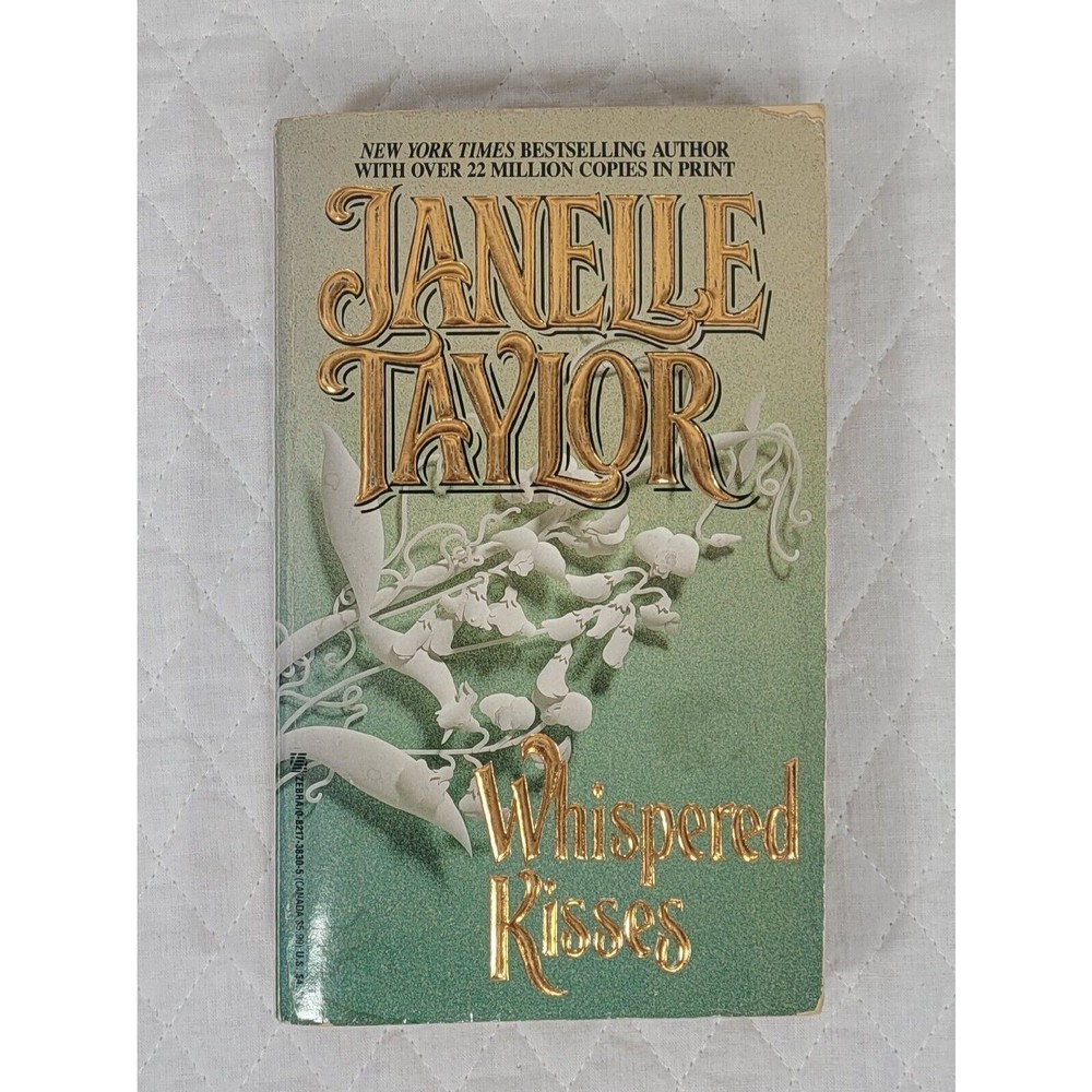Whispered Kisses By Janelle Taylor Paperback Book 1990 Vintage